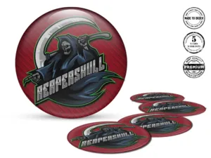 Resin Domed Stickers Motion Thrust X